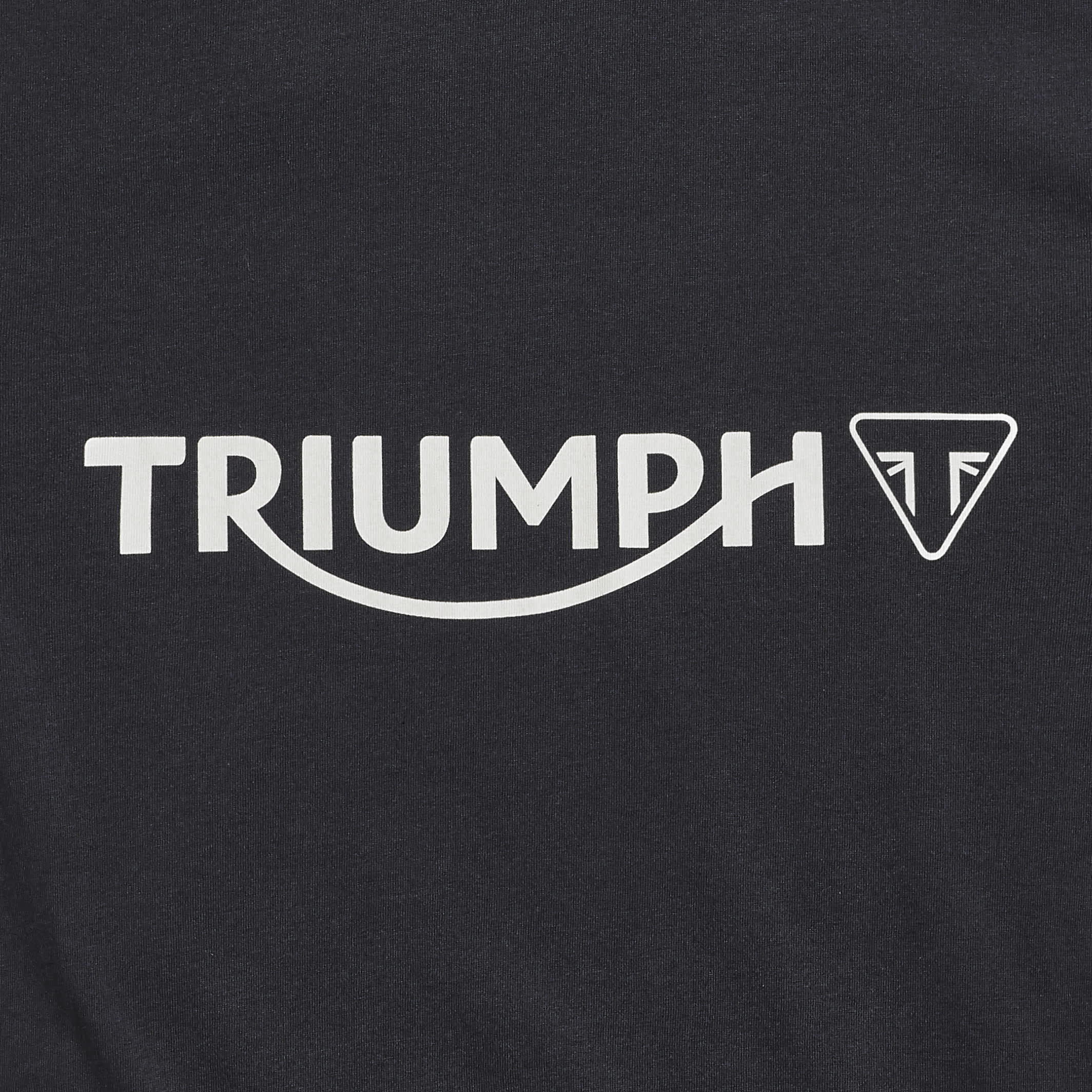 Triumph Mens Cartmel Jet Black & Bone T Shirt - Image 2