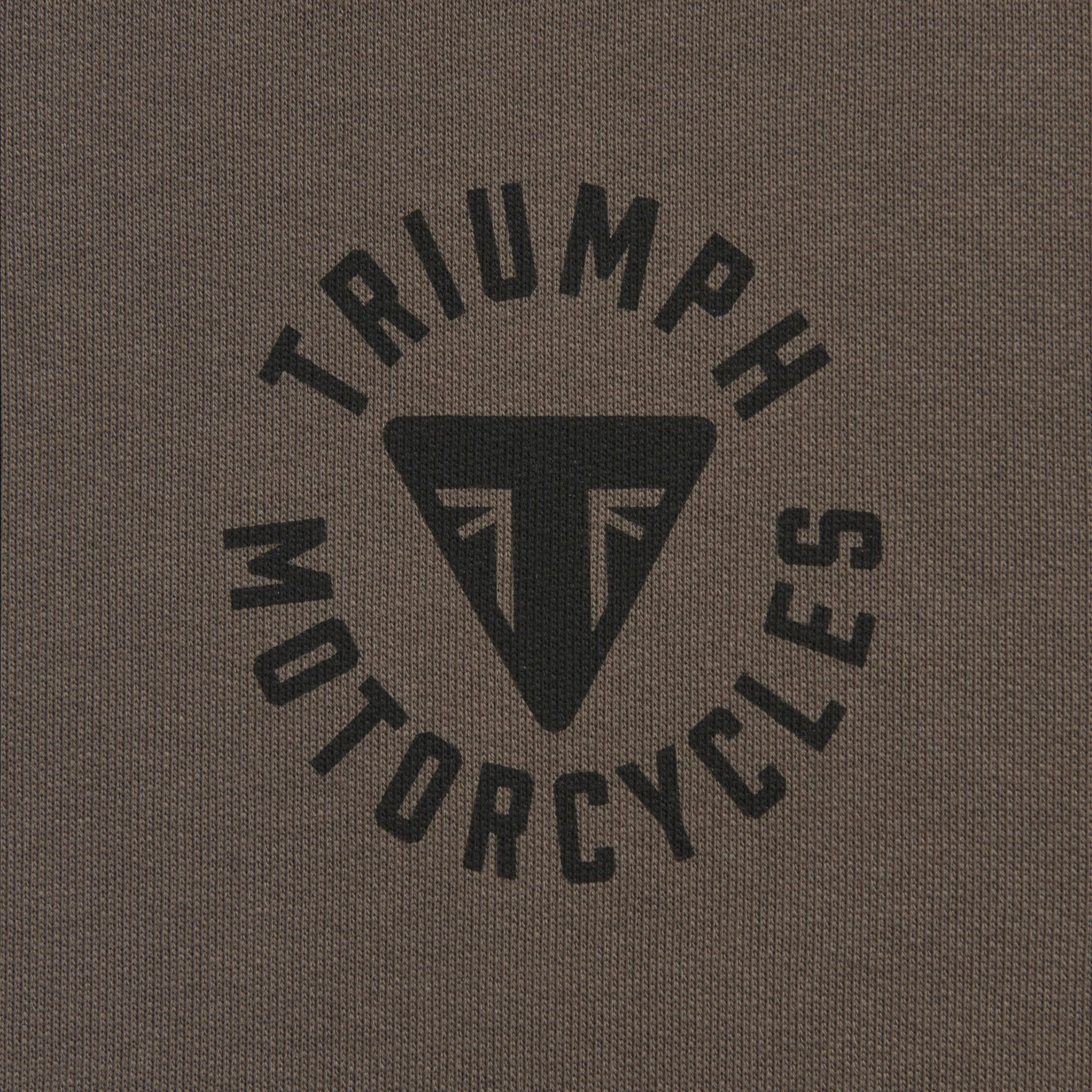 Triumph Mens Digby Hoodie - Iron / Black - Image 4