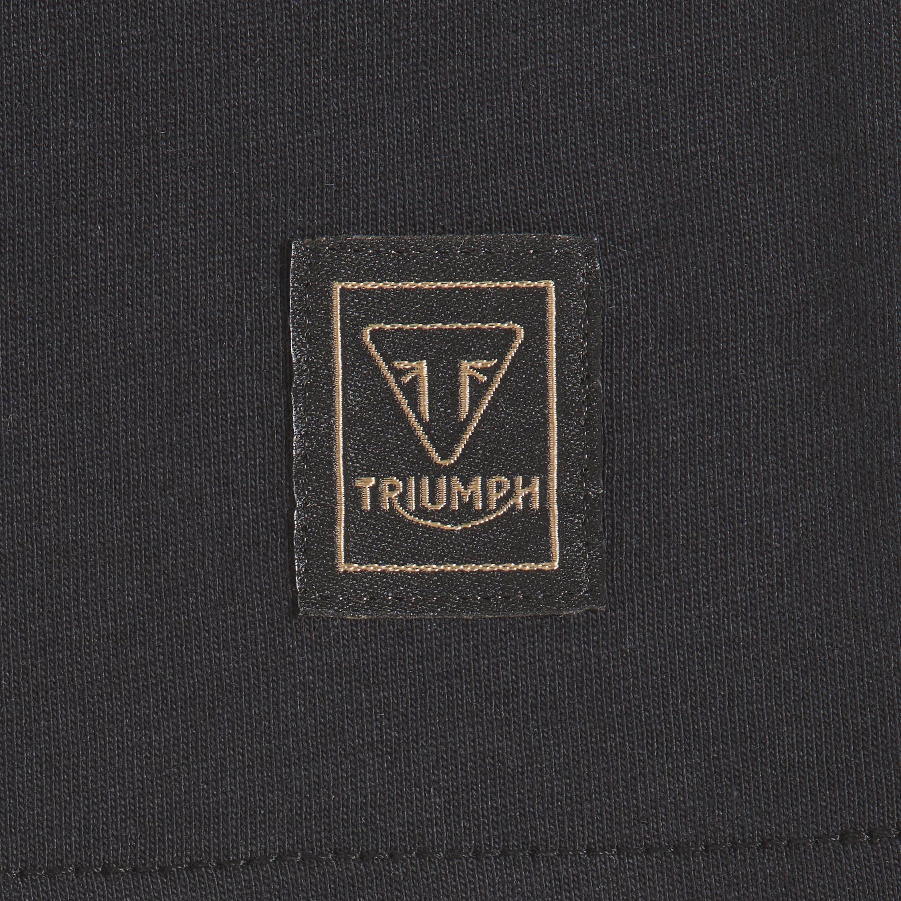 Triumph Mens Good Vibes Black T Shirt - Image 6