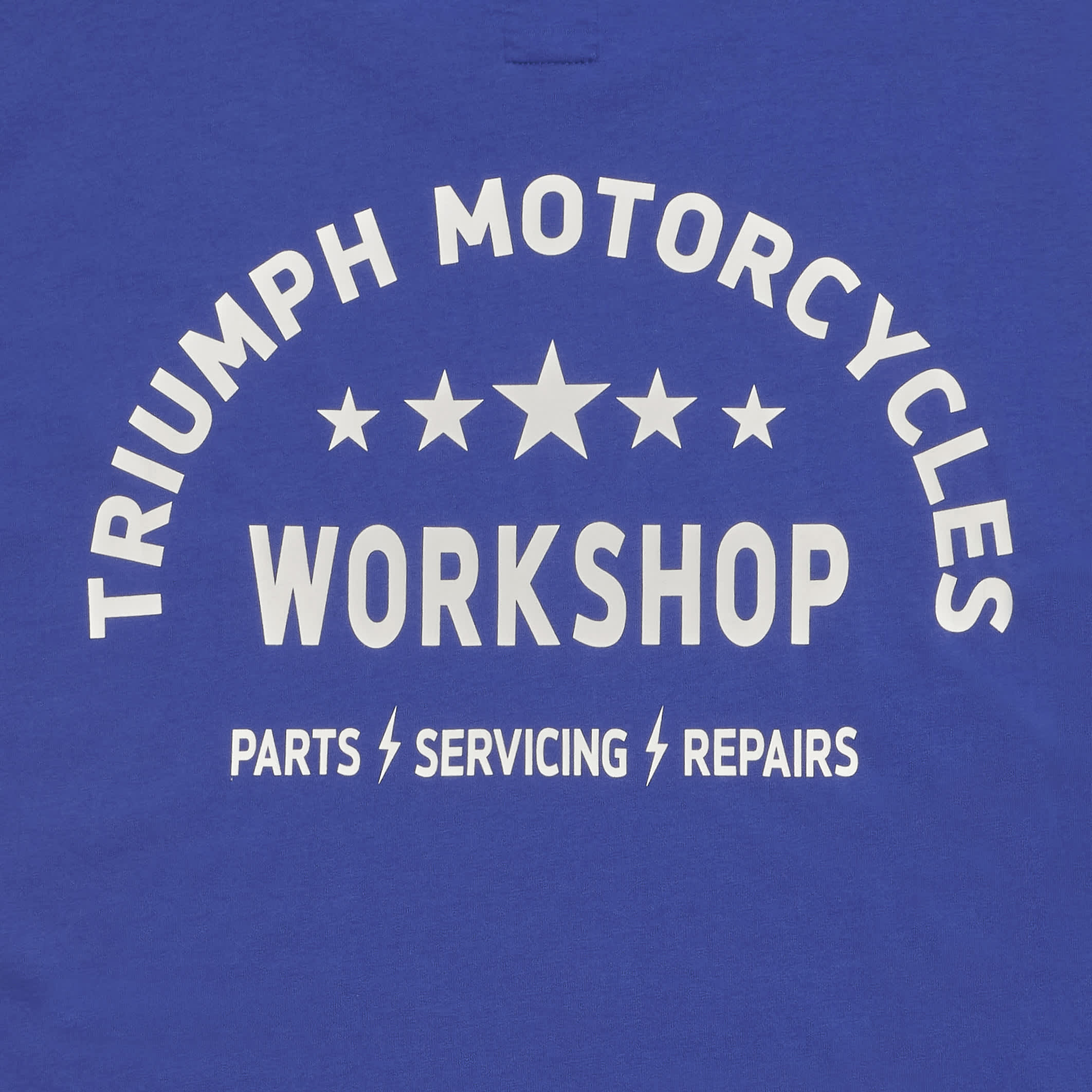 Triumph Mens Preston Blue & Bone T Shirt - Image 3