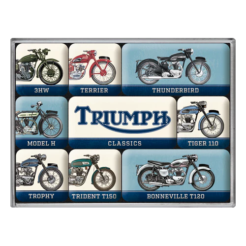 Triumph Model Chart Magnet Set - Image 2